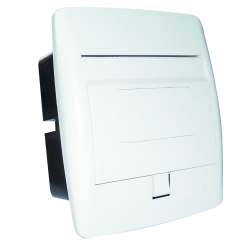 CAJA PVC CON PUERTA BLANCA...