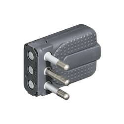 MACHO VOLANTE 10A 2P+T GRIS...